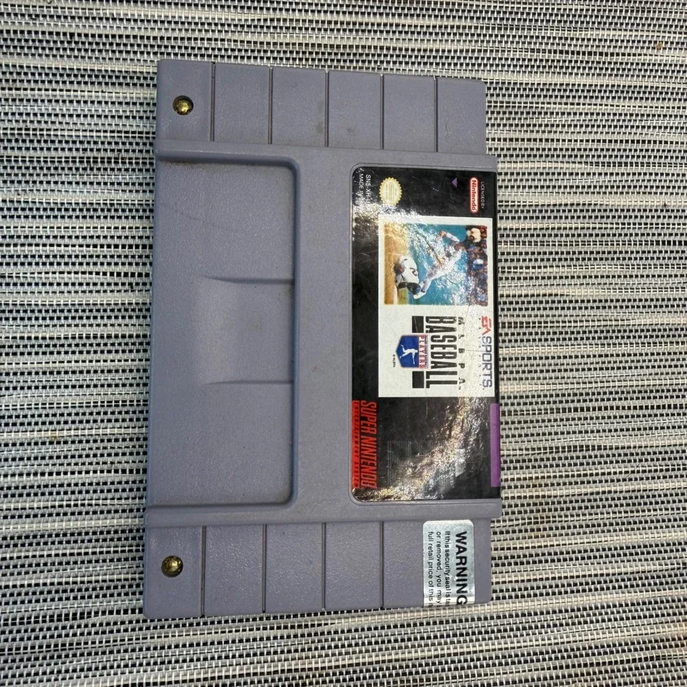 MLBPA Baseball Nintendo SNES Super Nintendo Game Cartridge SNS-006 EA Sports